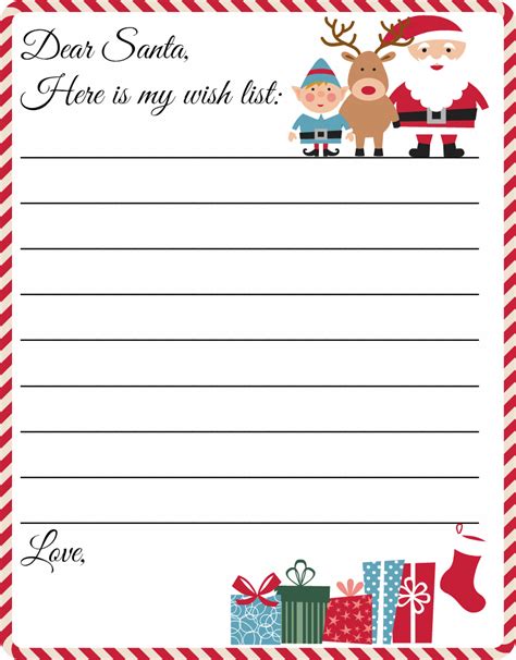 Making Spirits Bright: Creative Ideas for Your Free Printable Santa Wish List