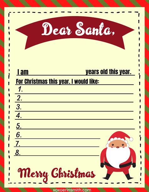 The Ultimate Free Santa Wish List Printable & Inspiring Ideas for a Magical Christmas