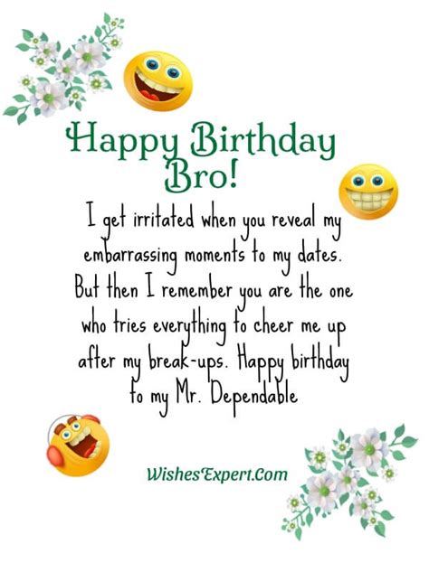50+ Unforgettable & Funny Brother Birthday Wishes to Make Him Laugh Out Loud