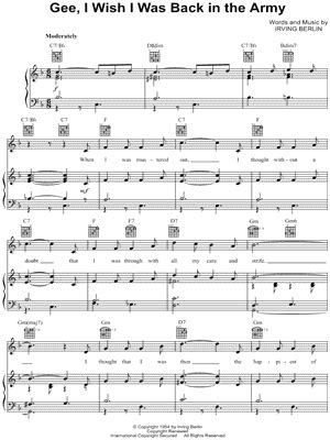 Gee, I Wish I Was Back in the Army: Lyrics, Laughs, and Messages for When Civilian Life Gets You Down