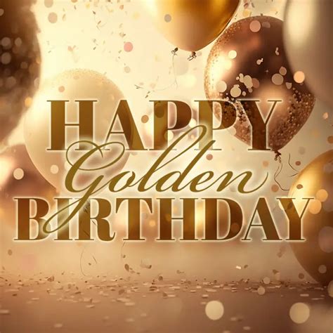 Shine On: 50+ Perfect Golden Birthday Wishes & Messages