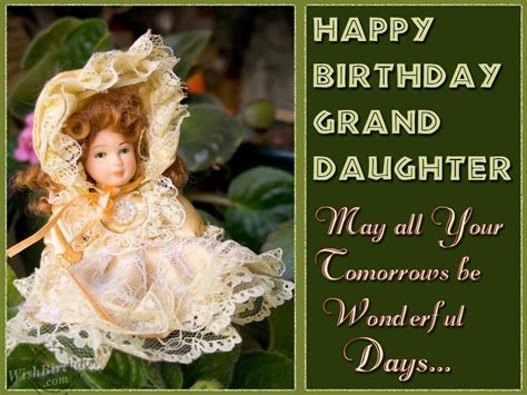 The Perfect Granddaughter Birthday Wishes from Loving Grandparents