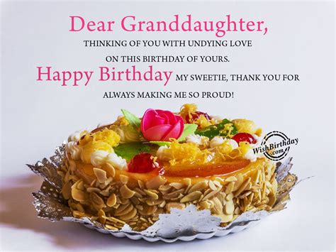 Granddaughter Birthday Wishes
