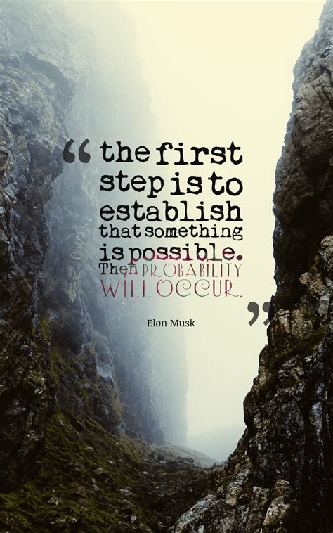 1. For the Courage of the First Step