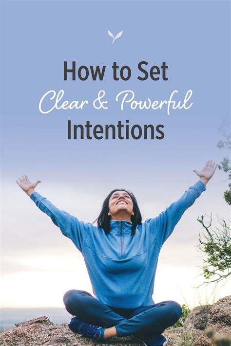 1. Setting a Clear & Powerful Intention