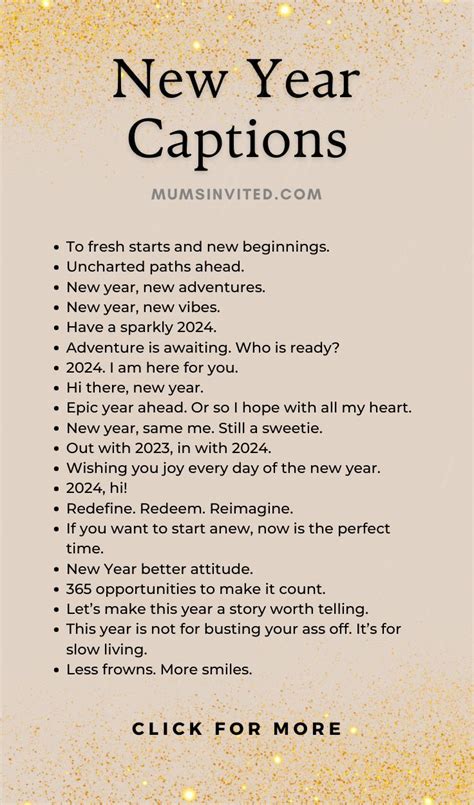 2025 Captions for Your New Year's Photo Dump