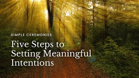 4. Creating Your Ceremony: Rituals to Solidify Your Intention