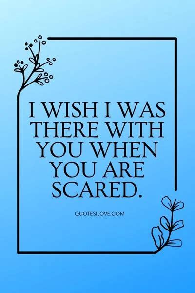 5. Offering Comfort: "I Wish I Was There With You"