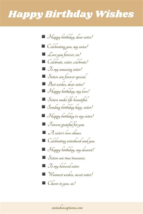 5. Short & Concise Wishes