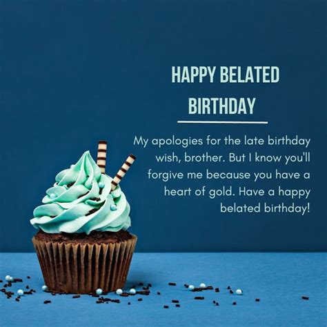 8. The Belated Birthday Wish