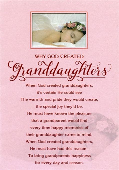 A Blessing for a Beloved Granddaughter: Religious & Faith-Based Wishes