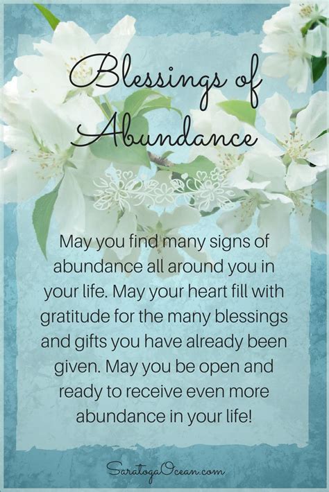 A Downpour of Blessings: Wishing for an Abundance of Good Things