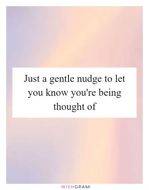 A Gentle Nudge: Wishes for When They Need a Little Encouragement