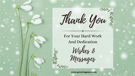 A Legacy of Love & Hard Work: Messages Honoring Their Dedication