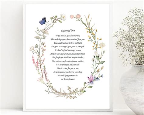 A Legacy of Love: Wishes Honouring the Life You've Built
