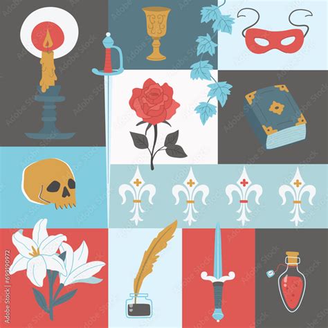A Love Story in Pictures: Symbolic Designs