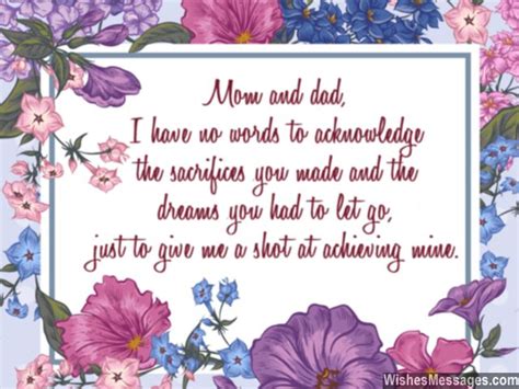 A Message from Mom & Dad: Wishes from Both of Us