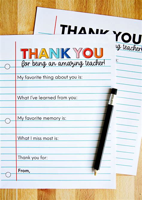 A Note of Gratitude for a Teacher