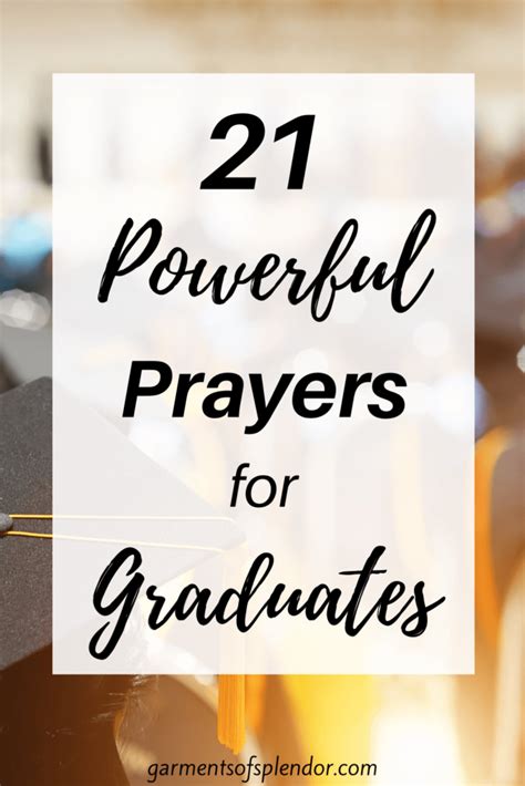 A Prayer for Your Future: Blessings to Pray Over the Graduate