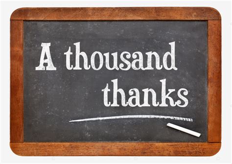 A Thousand Thanks: Messages of Gratitude