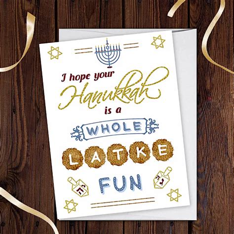 A Whole Latke Fun: Playful Hanukkah Greetings