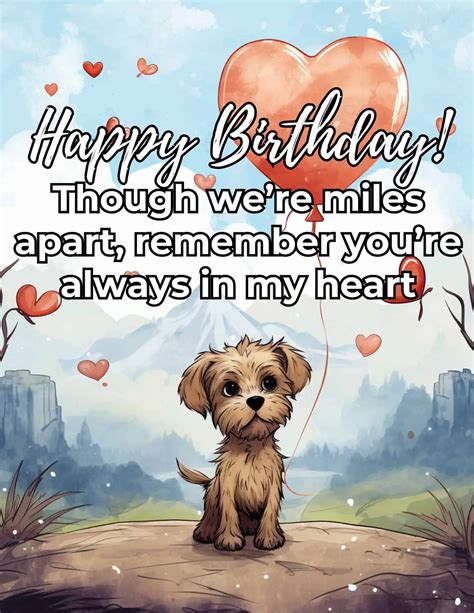 Across the Miles: Birthday Wishes for a Long-Distance Granddaughter