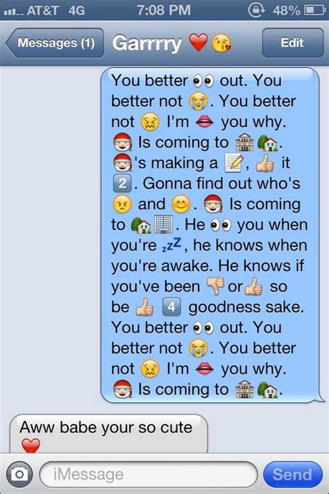 Adorable Emoji-Filled Texts