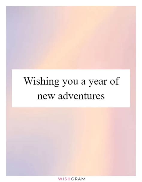 'Adventure Is Out There!' Wishes for the Year Ahead