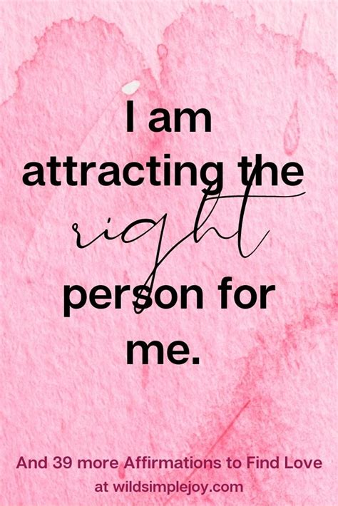 Affirmations for Attracting a Great Love