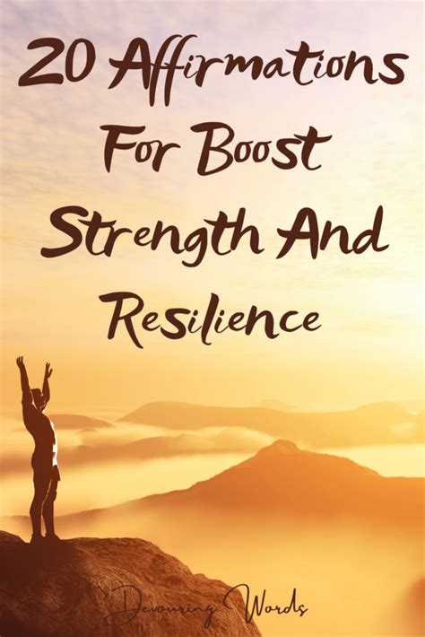 Affirmations of Strength and Resilience