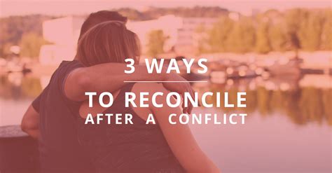 After a Disagreement or Parting of Ways