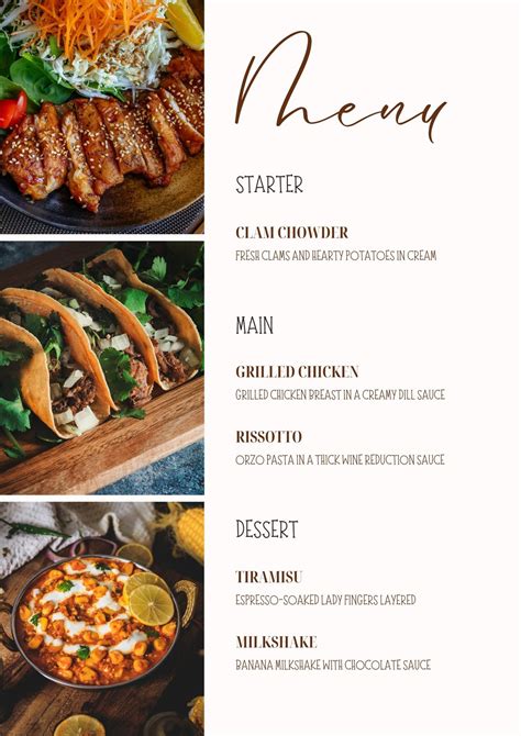 An Elegant Escape: Adult-Exclusive Dining Menus