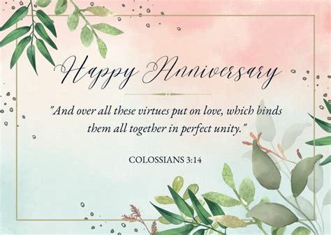 Anniversary Blessings Inspired by Scripture