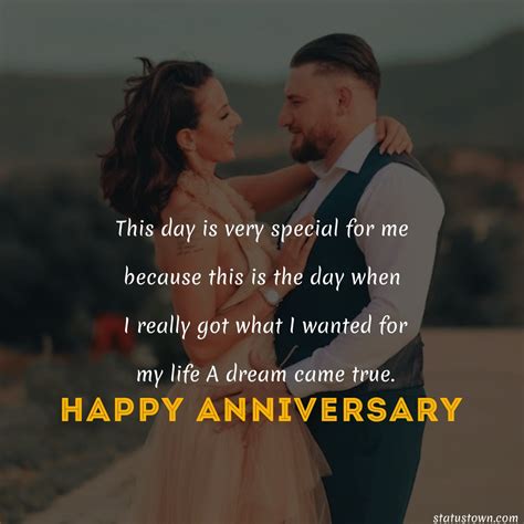 Anniversary Messages: My Wish Came True
