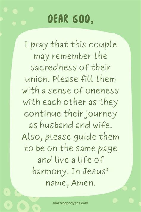 Anniversary Prayers for Their Continued Journey