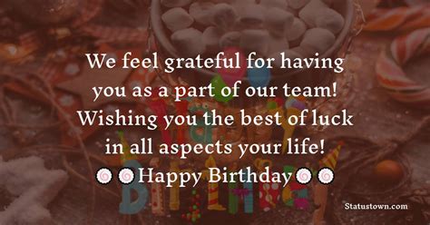 Best Wishes from the Whole Team