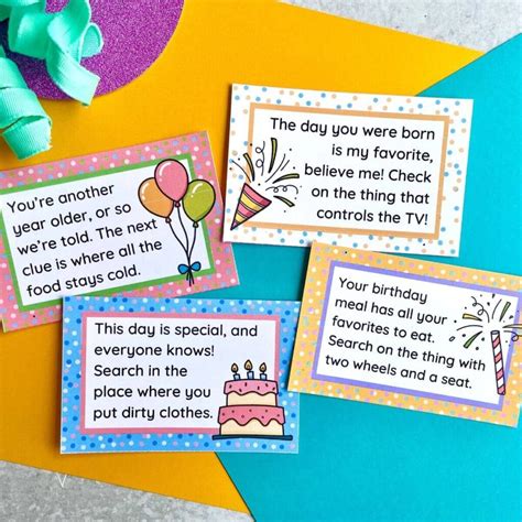 Birthday & Celebration Clues
