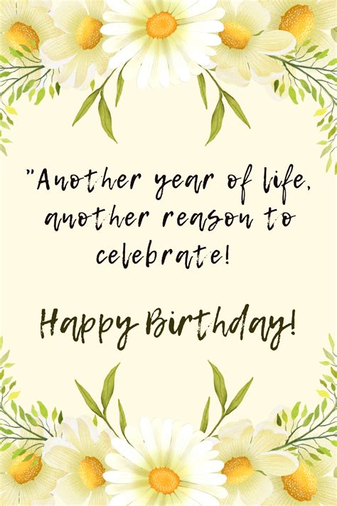 Birthday Flow: Wishes for Another Year of Life