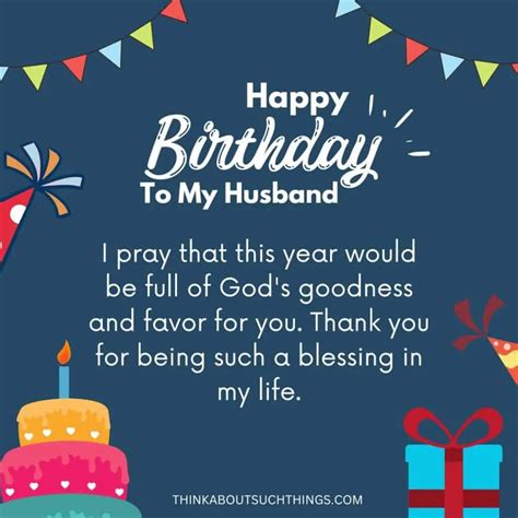 Birthday Prayers and Blessings for Your Husband