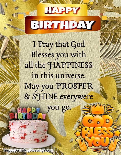 Birthday Prayers & Blessings for His Year Ahead