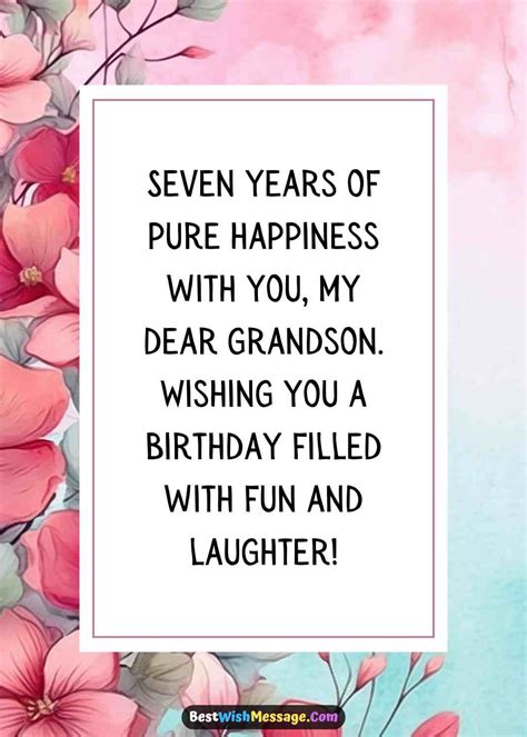 Birthday Wishes for a Little Grandson