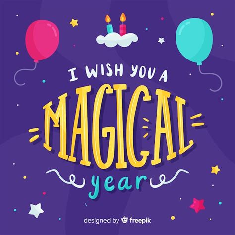 Birthday Wishes for a Magical Year Ahead