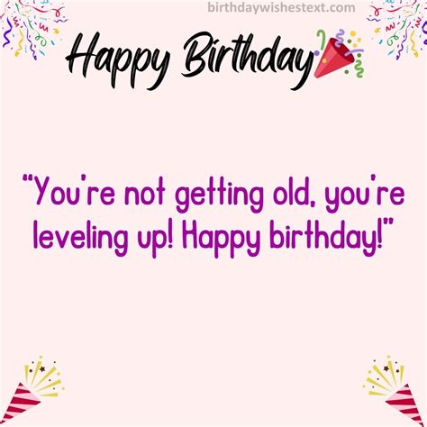 Birthday Wishes for Leveling Up in Life