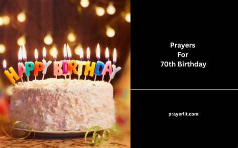 Blessings and Prayers for a Blessed 70th