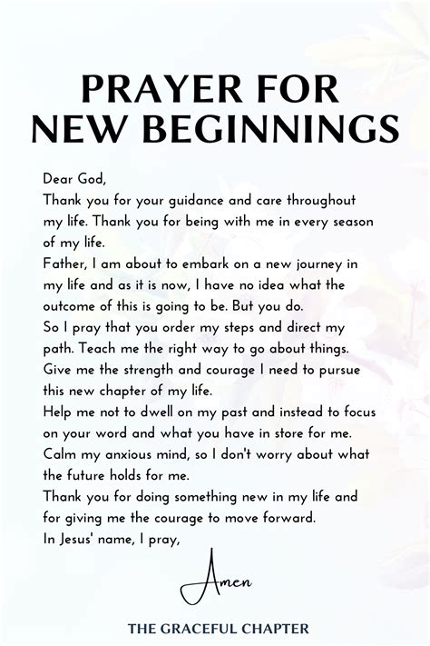 Blessings for a New Chapter