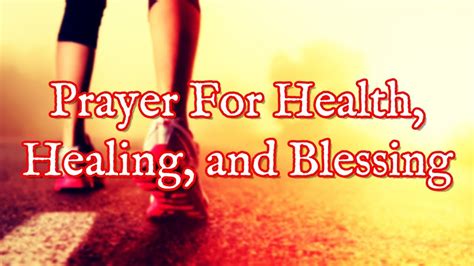 Blessings for Health and Wholeness
