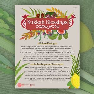 Blessings for Your Sukkah & Home
