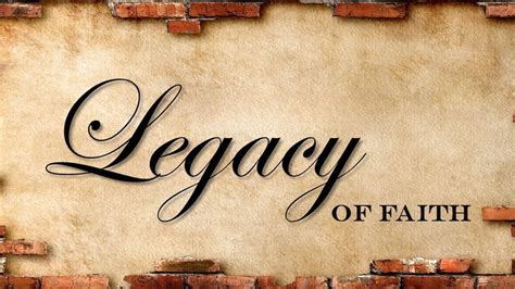 Blessings on a Legacy of Faith and Family