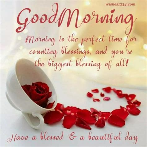 Blooms for Your Beloved: Romantic Morning Messages