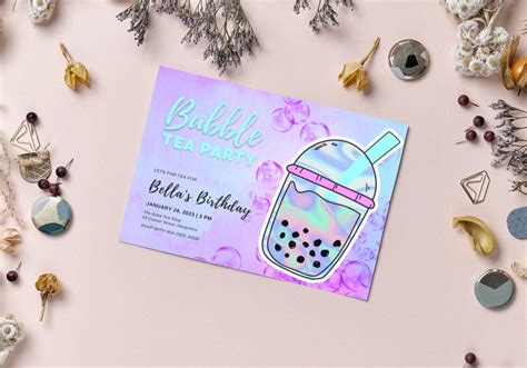 Boba Run Invitations: Texts to Get Your Bestie to Mr. Wish